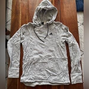 Adidas Heather Gray Men's Hoodie Sweater